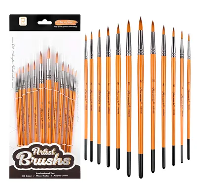 Produktbild von Künstlerpinsel-Set Art 12-teilig – Rundpinsel