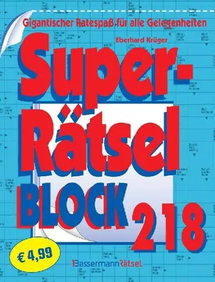 Produktbild von Superrätselblock 218 (5 Exemplare à 4,99 EUR)