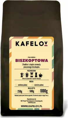 Produktbild von KAFELOV | Kaffeepulver Biskuitkaffee 1000g - Süßer Bisquitgeschmack - 100% Arabica