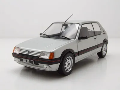 Produktbild von Peugeot 205 GTI 1988 silber Modellauto 1:24 Whitebox