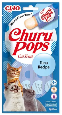 Zdjęcie produktu dla INABA Churu Pops Tuna - przysmaki dla kotów - 4x15g