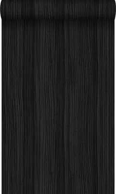 Produktbild von Origin Wallcoverings Tapete Streifenmuster Schwarz 53 cm x 10.05 m