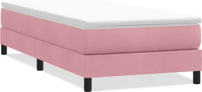 Produktbild von Maison Exclusive - Boxspringbett ohne Matratze Rosa 90x210 cm Samt