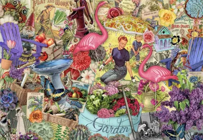 Immagine prodotto di Grafika Puzzle Garden Collage - 1000 pezzi puzzle adulti