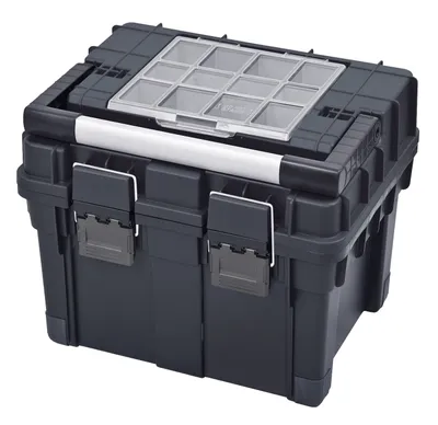 Produktbild von PATROL Toolbox HD Compact 2 Carbo PA Schwarzer Werkzeugkoffer 8028