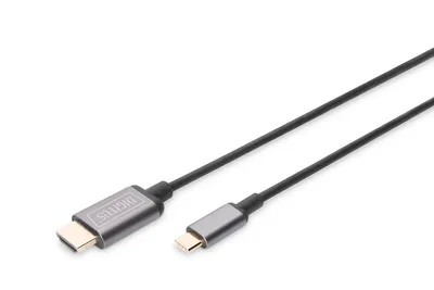 Produktbild von DIGITUS Adapterkabel - 24 pin USB-C männlich zu HDMI männlich