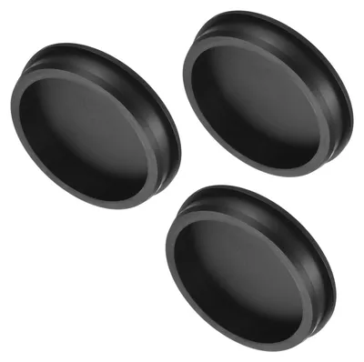 Silikonstopfen T-förmig 101,5 mm, schwarz, 3 Stück