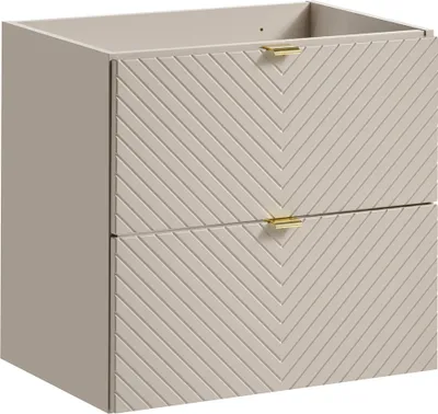 Produktbild von Waschtischunterschrank 60 cm in Beige VERACRUZ-56