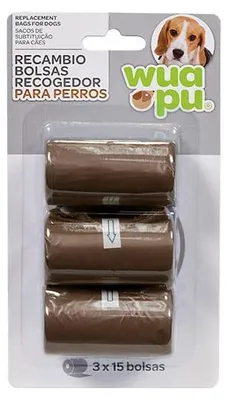 Produktbild von Wuapu Nachfüllpackung 3 Rollen, Schokolade
