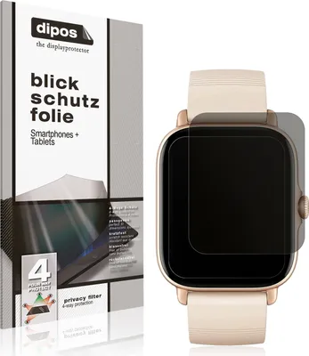 Produktbild von Blickschutzfolie für Amazfit GTS 3 matt Schutzfolie Folie Display Schutz dipos