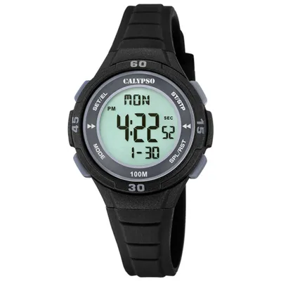 Produktbild von Calypso Jugend Digital Uhr Fashion Kunststoff Armbanduhr schwarz UK5830/6