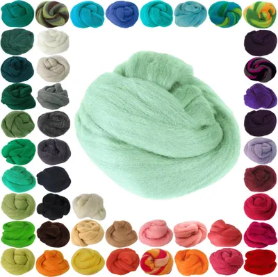 Märchenwolle Filzwolle 25g Nassfilzen Trockenfilzen mint
