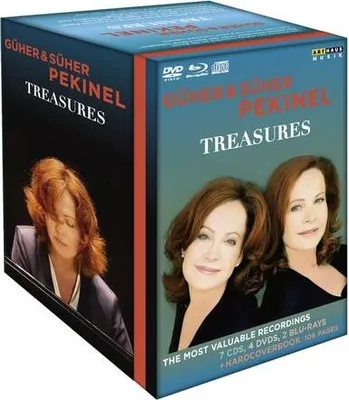 Obrázek produktu pro Poklady - Güher & Süher Pekinel, 7 Audio-CD + 4 DVD + 2 Blu-ray + Hardcoverbook