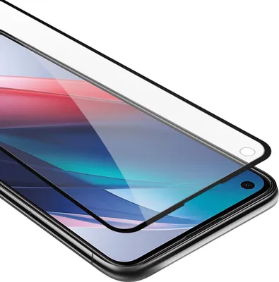 Immagine prodotto di Cadorabo pellicola blindata per Oppo FIND X3 LITE pellicola protettiva in nero a schermo intero vetro temperato di protezione del display
