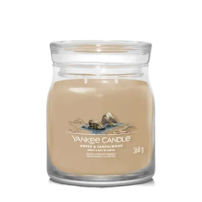 Image de Yankee Candle - Amber & Sandalwood Signature Candle (ambre et bois de santal) 368.0g