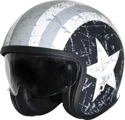 Produktbild von Jethelm ORIGINE HELMETS ORIGINE SPIRIT REBEL STAR Motorradhelm Offener Helm Grau stumpfMatt L 202030028101805