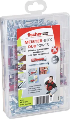 Produktbild von fischer MEISTER-BOX DUOPOWER + Schraube
