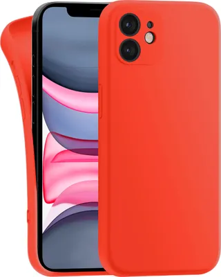Produktbild von Hülle für Apple iPhone 11 - Handyhülle mit Kameraschutz Cover aus Silikon in Orange