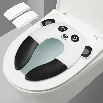 Productafbeelding van Famanu kinderzitje voor het toilet | Opvouwbaar met antislip siliconen pads | Ideaal voor het aanleren van toiletgebruik