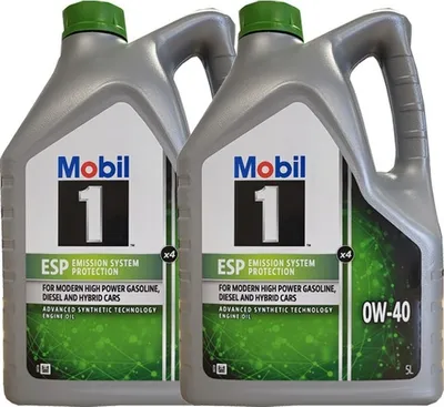 Produktbild von Mobil 1 ESP X4 0W-40 2x5 Liter