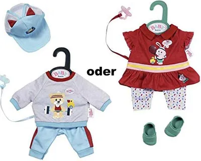 Produktbild von Baby Born und Baby Annabell Puppe Kleidung sportliches Outfit Mädchen oder Junge