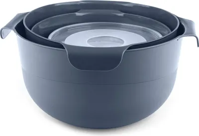 Image de Saladiers - Set de saladiers - 7 pièces - 3 L - Plastique - Gris
