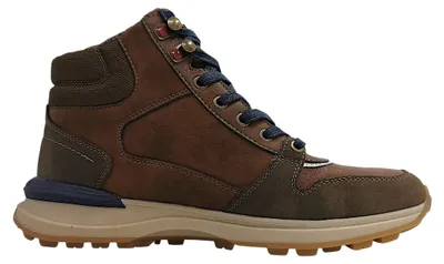 Imagen del producto de Botas de cordones marrones para hombre, marca Mustang, ideales para uso casual
