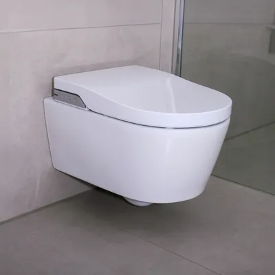 Produktbild von Roca Inspira In-Wash Wand-Dusch-WC mit WC-Sitz weiß