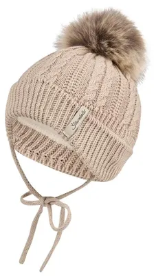 Produktbild von Sterntaler Strickmütze Zopfmuster sand Gr. 45