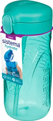 Produktbild von Sistema 520ml Tritan Quick Flip Bottle - Teal