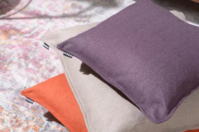Produktbild von H.O.C.K. Mali Kissen mit Biese 45x45cm beige col. 5040