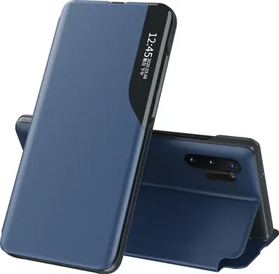 Immagine prodotto di Custodia per Galaxy Note 10 Plus, Smart View Window Flip Stand Custodia protettiva in Finto cuoio per Samsung Galaxy Note 10 Plus blu