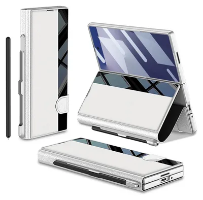 Immagine prodotto di Per Samsung Galaxy Z Fold7 5G GKK Cover integrata con supporto per penna argento