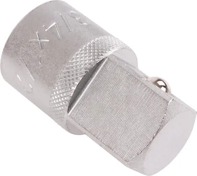 Productafbeelding van BGS 272 adapter, mat verchroomd, 20 (3/4) aan de buitenkant - 12,5 (1/2) aan de binnenkant