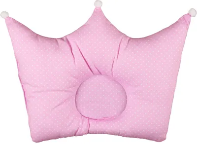 Produktbild von Babykopfkissen Kronemotiv 30x40 cm Bezug Baumwolle Deckokissen für Babyzimmer