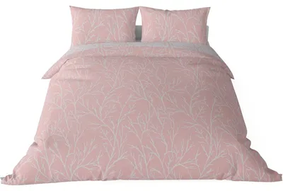 Produktbild von Brielle Mako Satin Wendebettwäsche Set 100 % Baumwolle\/Fadenzahl 220 mit Reißverschluss 2-teilig Deckenbezug 140 x 220 cm Kissenbezug 60 x 70 cm Rosa Grau