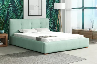 Produktbild von Polsterbett Bett Doppelbett TERAMO (Set 2) Kunstleder /Stoff 140x200cm