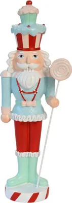 Produktbild von Gift Company Noce Nussknacker hellblau/rot 33,5cm