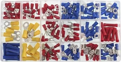 Immagine prodotto di Spine, terminali, manicotti, isolati, set elettrico, 175 pezzi