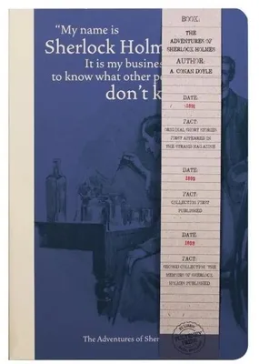 Productafbeelding van Pulteney Press Notitieboek A5, geruit - Sherlock Holmes