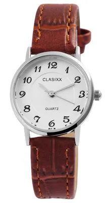 Produktbild von Clasixx Damenuhr mit Kunstlederionsarmband