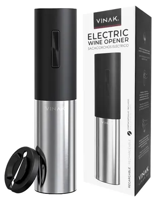 Elektrischer Korkenzieher, Edelstahl, wiederaufladbar, USB-C