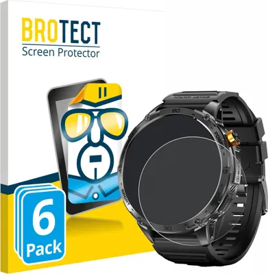 Produktbild von 6x Für Stahlgear Zeus 2.0 1.75" Schutzfolie BROTECT Displayschutz Display Schutz Folie Klar Transparent