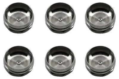 Immagine prodotto di Cappette dentali Locator, compatibilità universale, set completo, 6 cappette in metallo