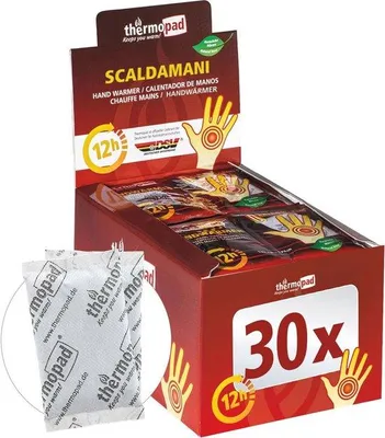 Imagen del producto de Calentadores de manos para los días fríos, paquete de 30 pares, extra cálidos