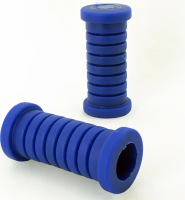 Image de Set 2x repose-pieds en caoutchouc, croisé bleu - Simson S51, S50, Schwalbe KR51, SR4