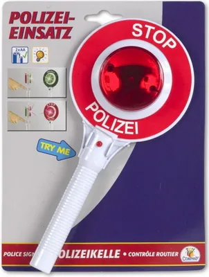 Produktbild von Polizeikelle mit 2 LED-Lichter, 1 Stück