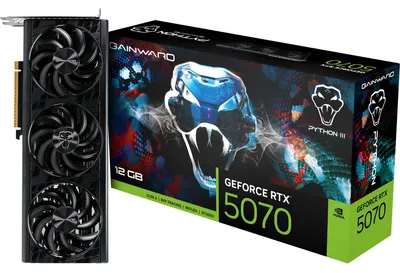 Imagen del producto de GeForce RTX 5070 Python III (con tecnología DLSS 4, 3 puertos DisplayPort y 1 puerto HDMI 2.1)