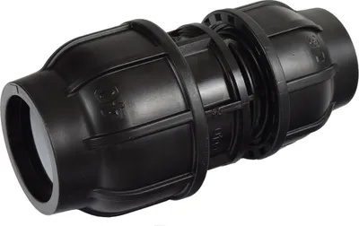 Produktbild von Agora-Tec®  PE Fitting Rohr Verbinder 40mm auf 32mm für PE-Rohr 40mm auf PE-Rohr 32mm SCHWARZ