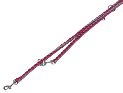 Produktbild von Nobby Führleine "Corda" rot/grau L: 200 cm; B: 15/20 mm